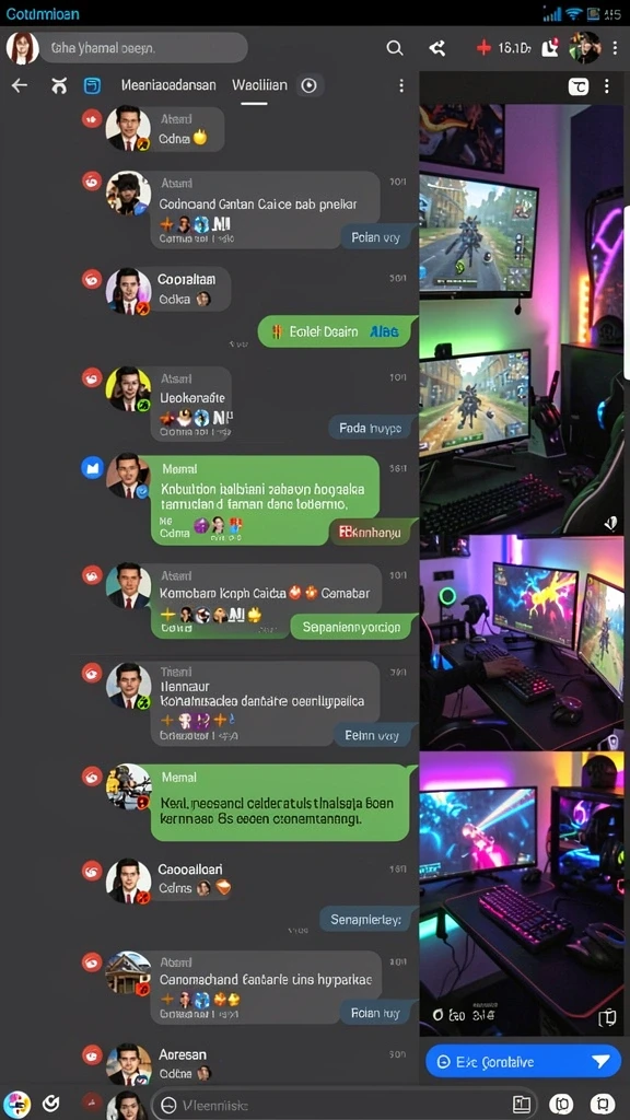 Screenshot menampilkan antarmuka permainan yang menarik.