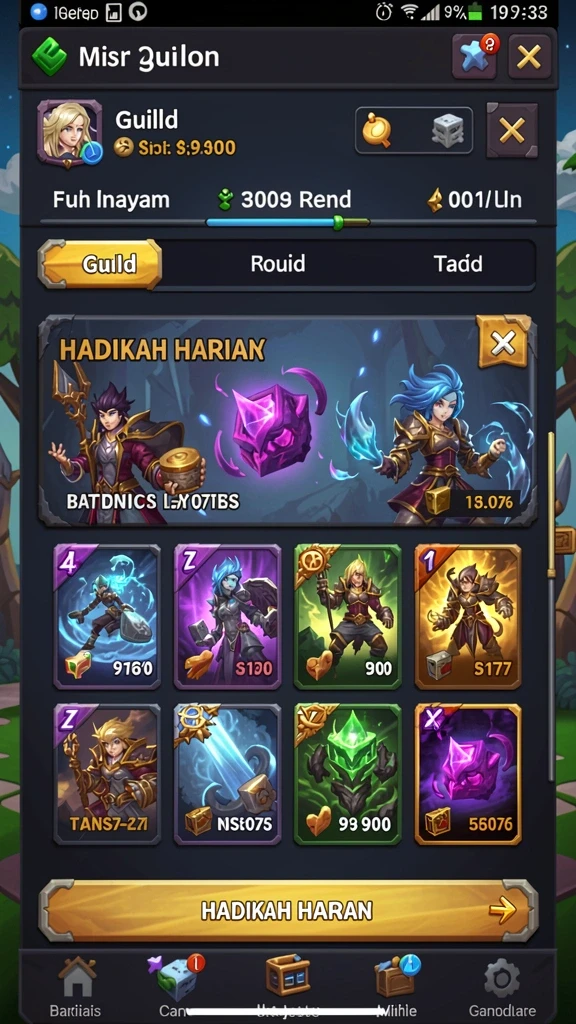 Screenshot menunjukkan berbagai pilihan mesin slot yang tersedia.