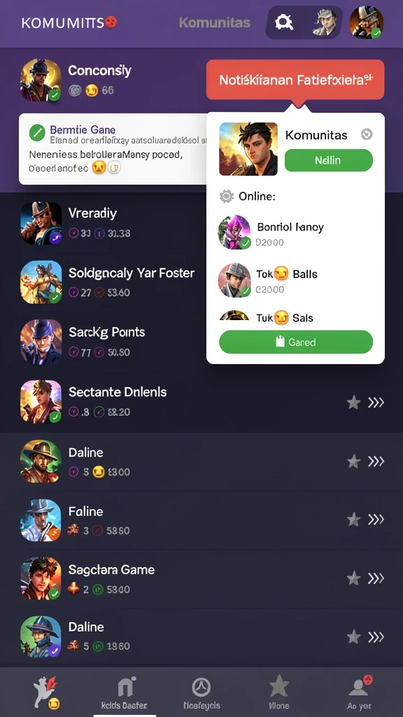 Screenshot menunjukkan misi menantang di dalam game.