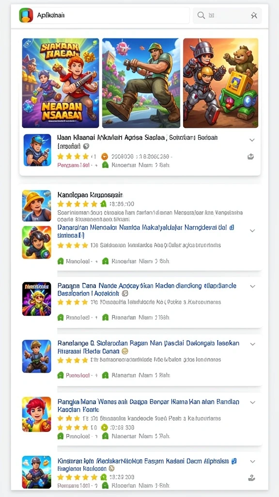 Mode permainan yang penuh tantangan.