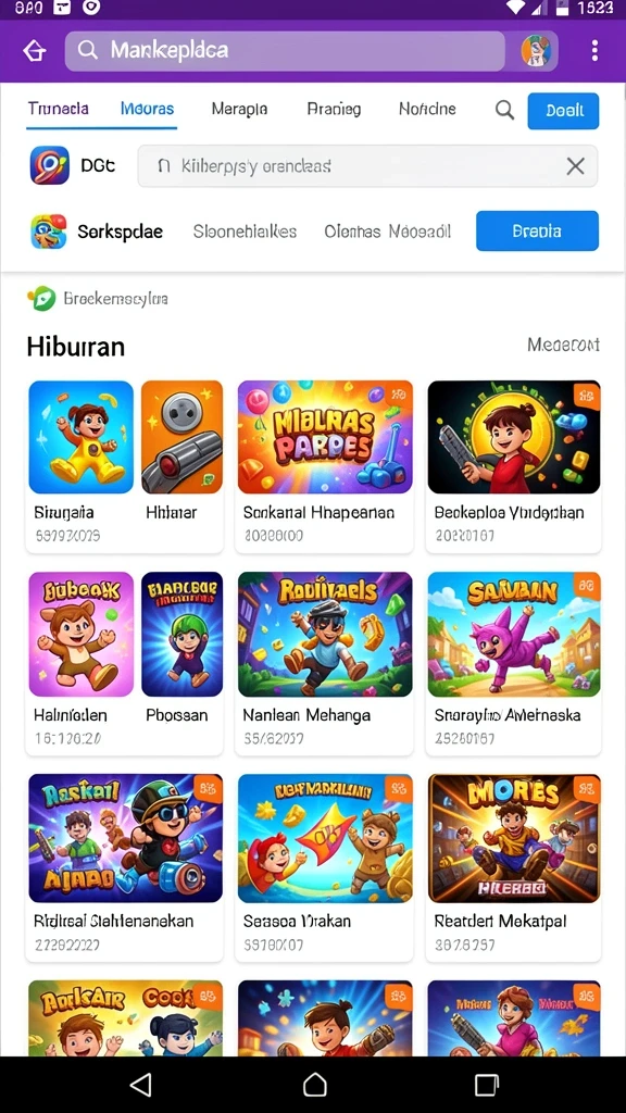 Tampilan antarmuka pengguna yang intuitif.