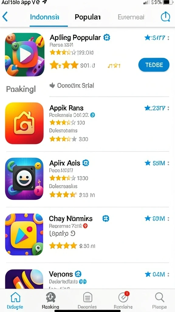 Fitur chat untuk berinteraksi dengan pemain lain.