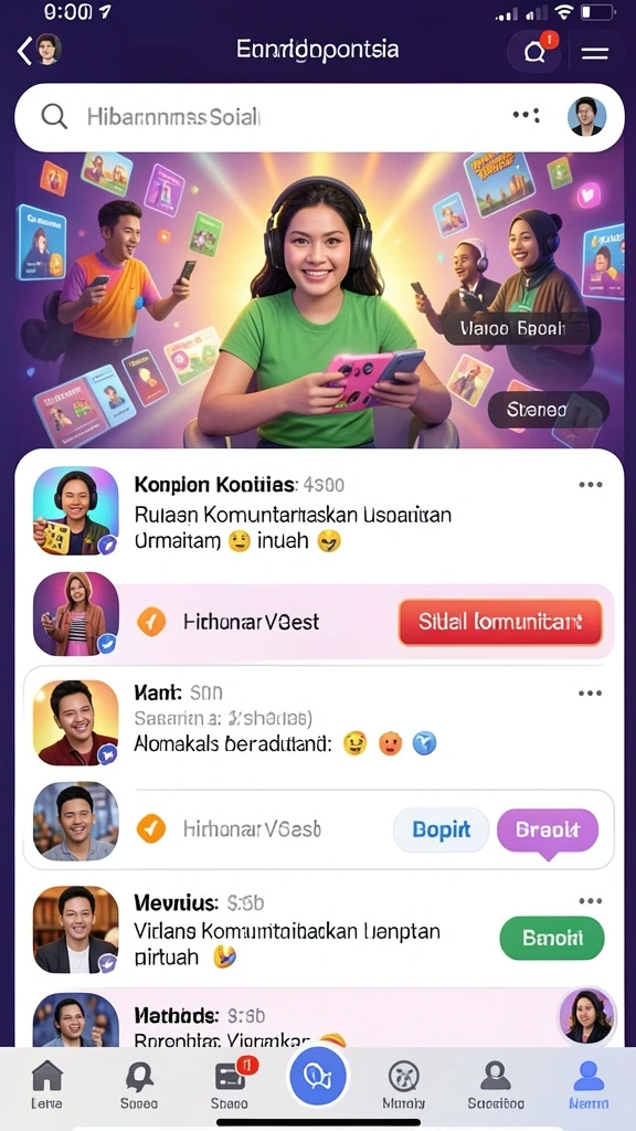 Tampilan spektakuler dari latar belakang permainan.