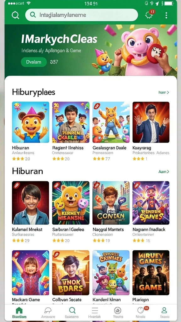 Tampilan antarmuka yang menarik dan mudah digunakan.