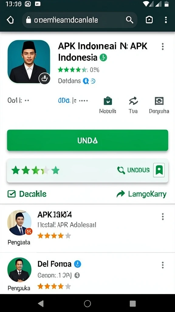 Tampilan antarmuka yang modern dan menarik.