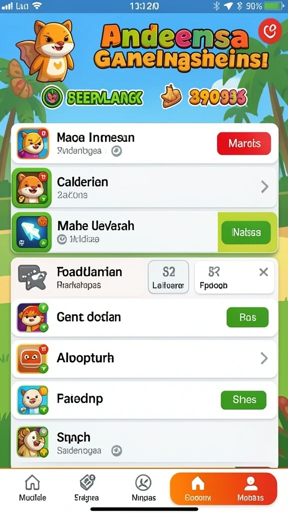 Fitur leaderboard untuk bersaing dengan teman.