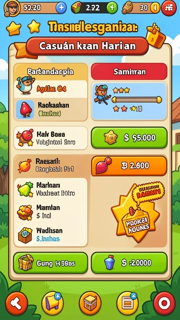 Grafis menawan yang membuat permainan semakin menarik.