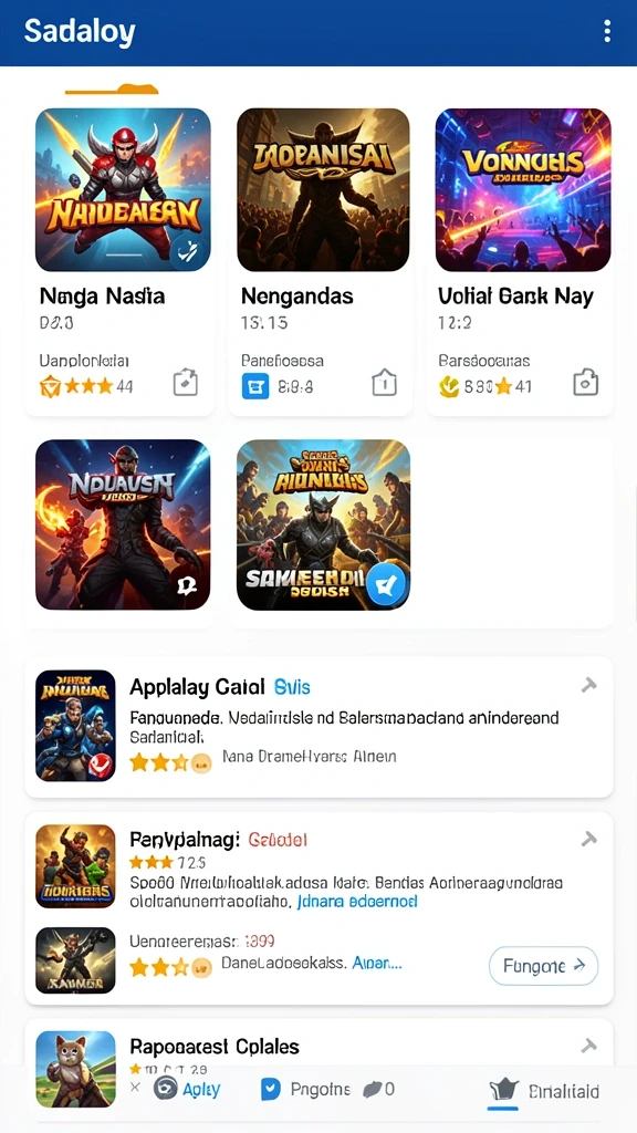 Level yang penuh warna dan desain yang menarik.
