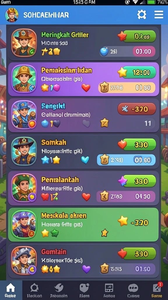 Tampilan grafis yang memukau dan atraktif.