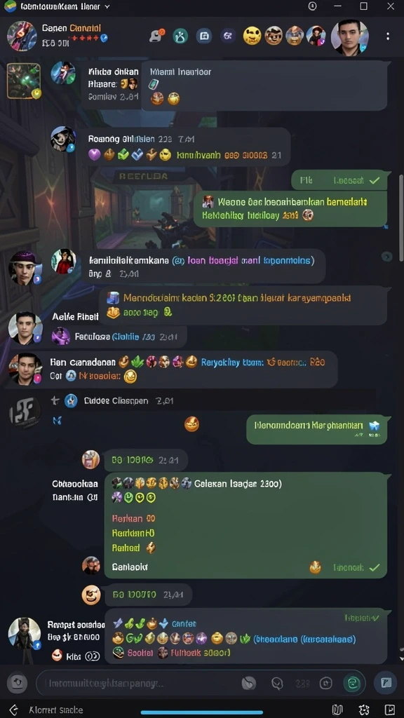 Karakter beragam dengan kemampuan unik.