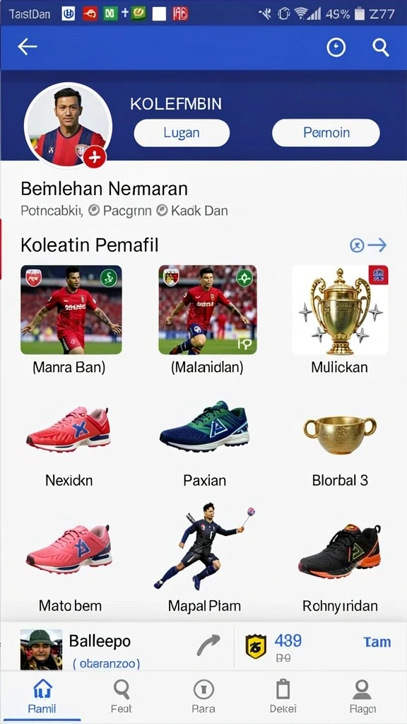 Tampilan antarmuka yang intuitif dan menarik.