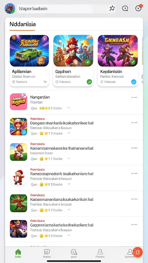 Beragam pilihan permainan yang menantang.