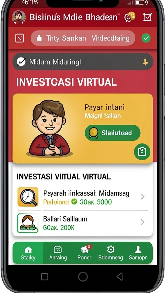 Interaksi sosial dengan teman dalam permainan.