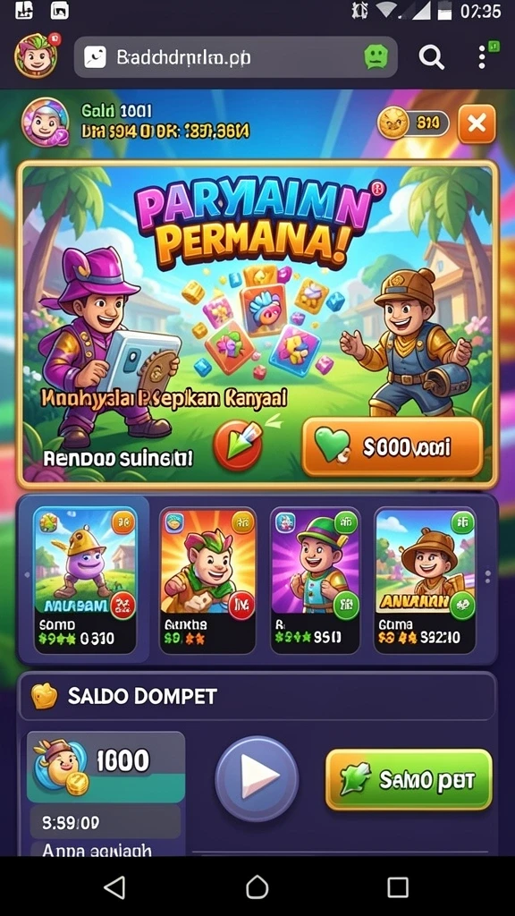 Fitur multiplayer untuk bertanding dengan teman.