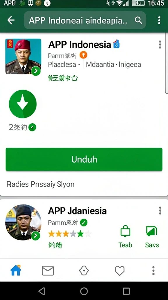 Tampilan awal yang menarik dan user-friendly.
