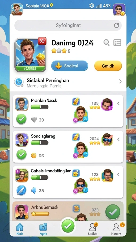 Tampilan awal IDN777 yang menarik dan intuitif.