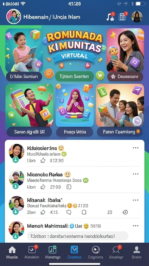Tampilan antarmuka yang menarik dan mudah digunakan.