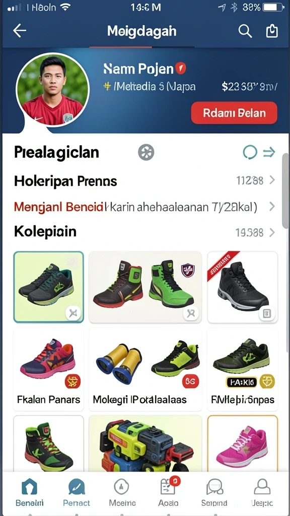 Tampilan antarmuka yang intuitif dan mudah digunakan.