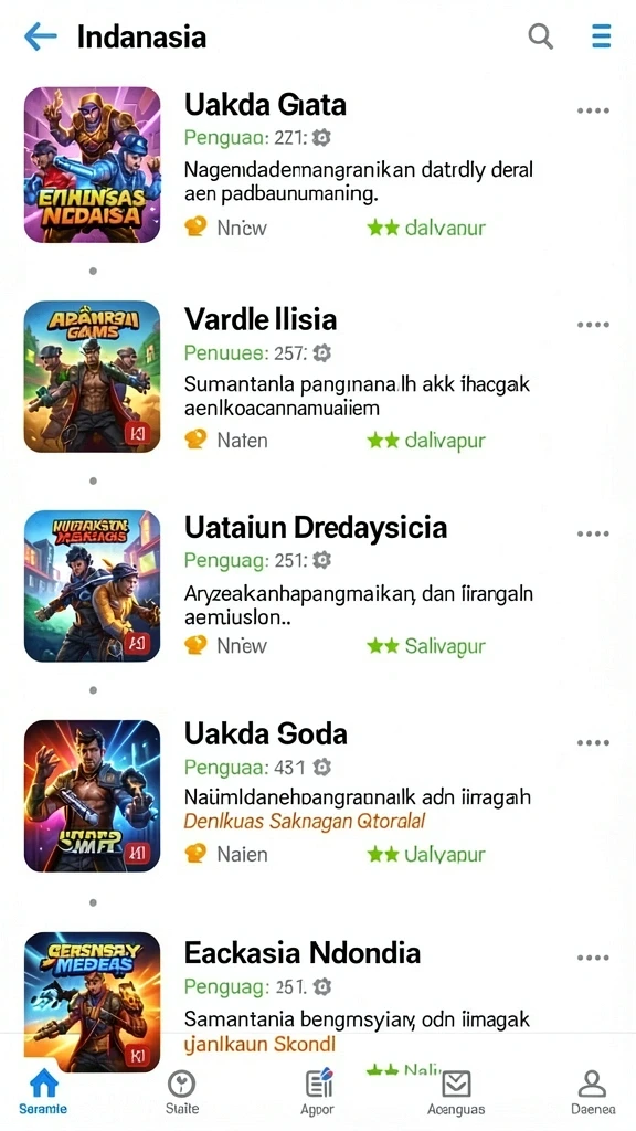 Tampilan antarmuka yang menarik dan modern.