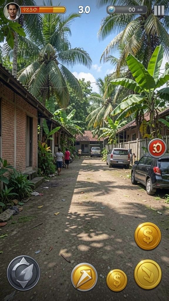 Latar belakang dunia fantasi yang mengesankan.