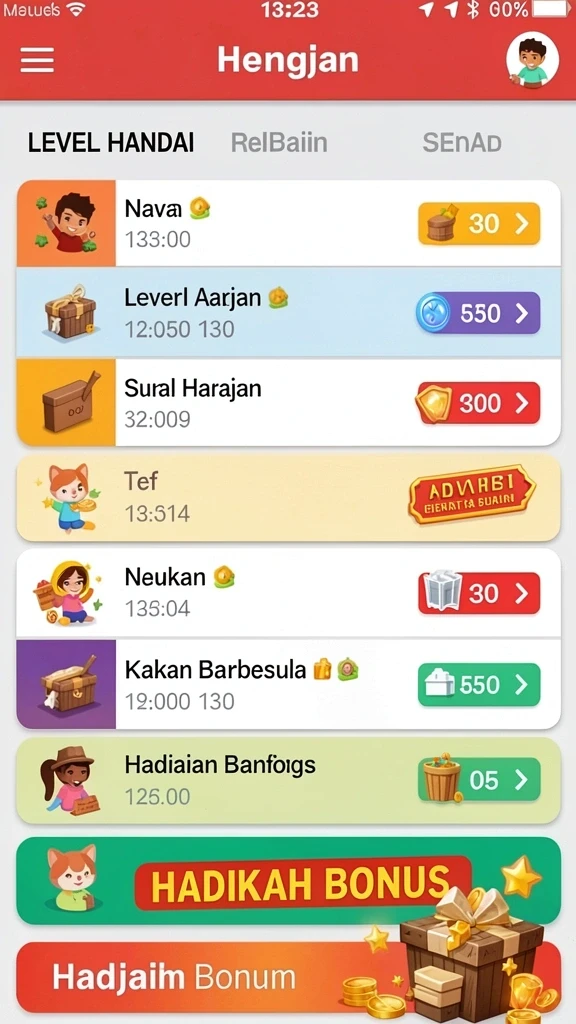 Tampilan antarmuka yang menarik dan ramah pengguna.