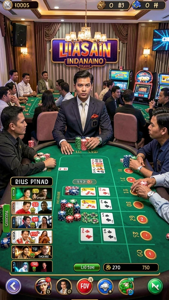 Menu utama yang mudah dinavigasi.