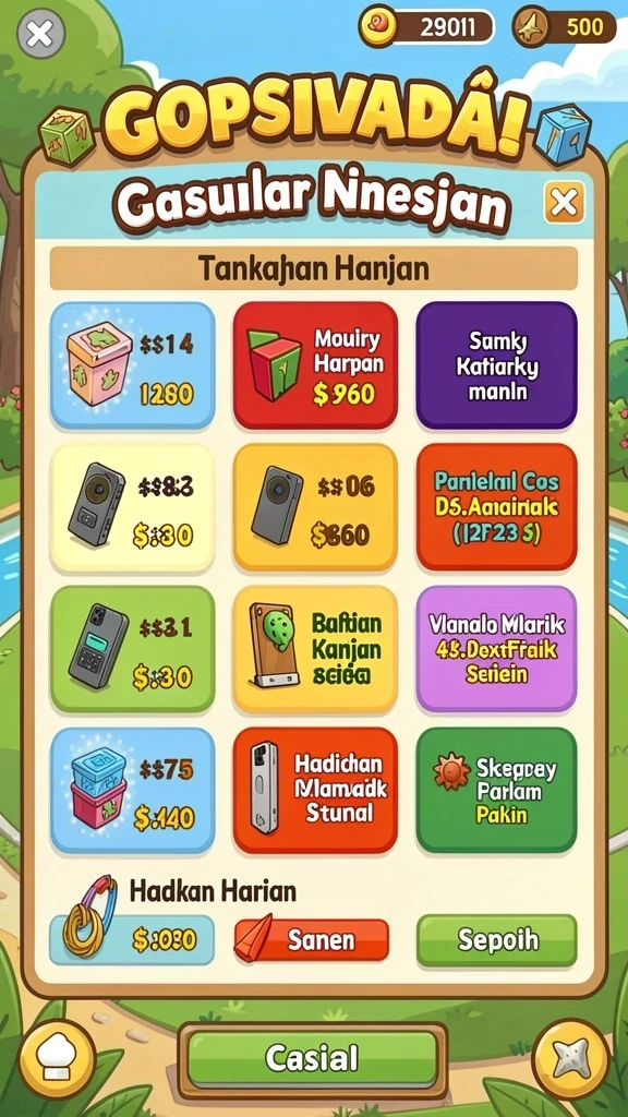 Lingkungan permainan yang sangat detail.