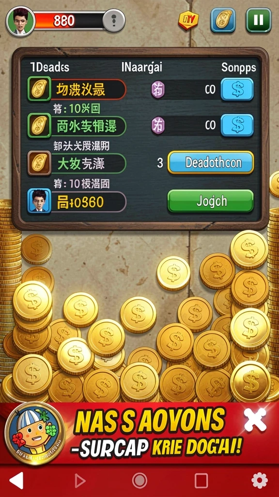 Screenshot fitur promosi dan bonus yang menarik.