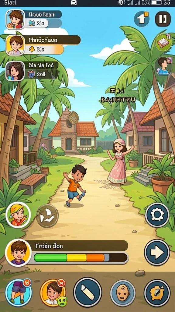 Pemain bersaing dalam mode multiplayer seru.