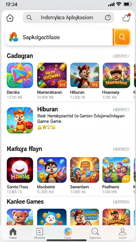 Screenshot memperlihatkan level baru yang menakjubkan.