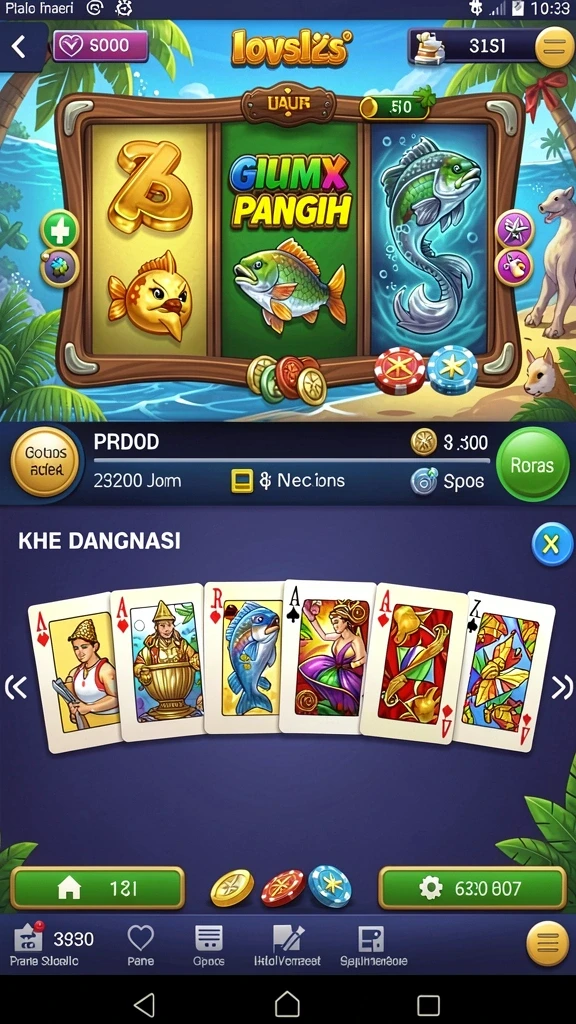 Beragam pilihan permainan slot dengan tema berbeda.