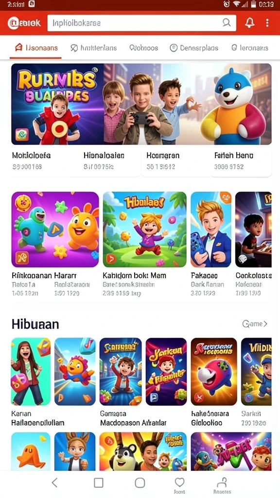 Tampilan antarmuka yang menarik dan mudah digunakan.