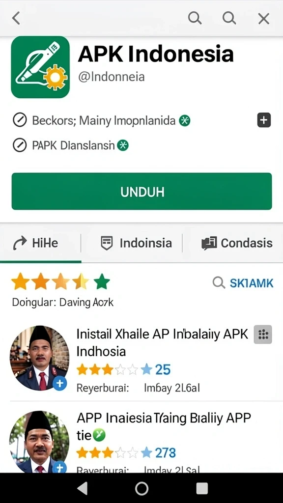 Tampilan awal yang menarik dan mudah dinavigasi.