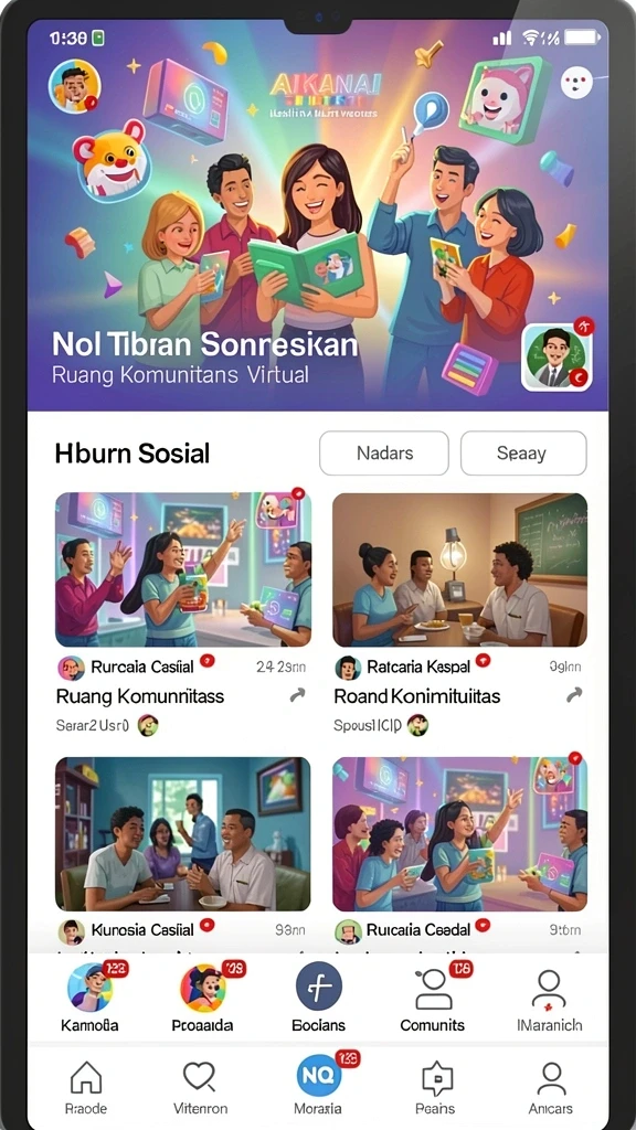 Screenshot menunjukkan salah satu tema slot favorit pengguna.