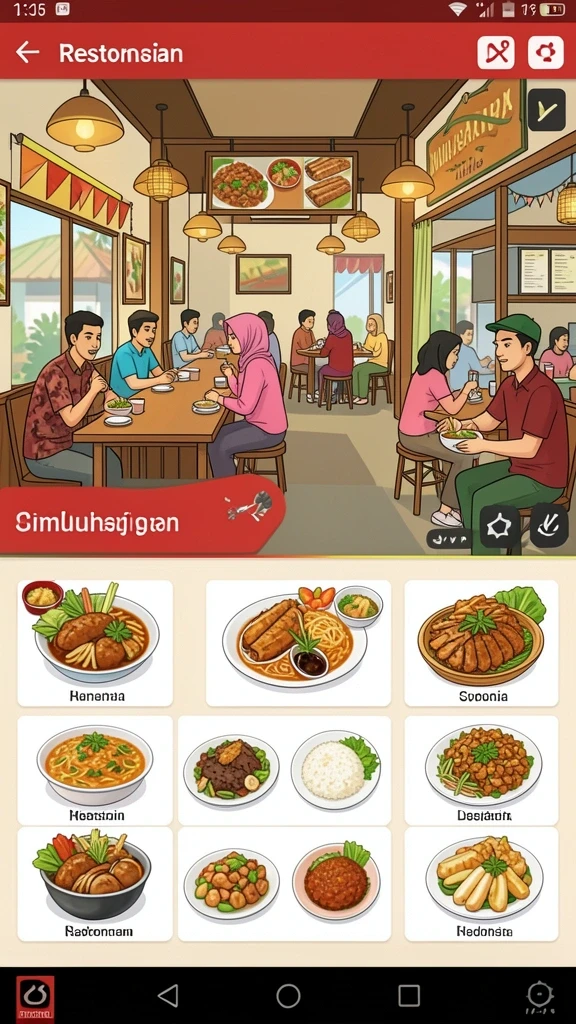 Leaderboard yang menunjukkan peringkat pemain secara real-time.