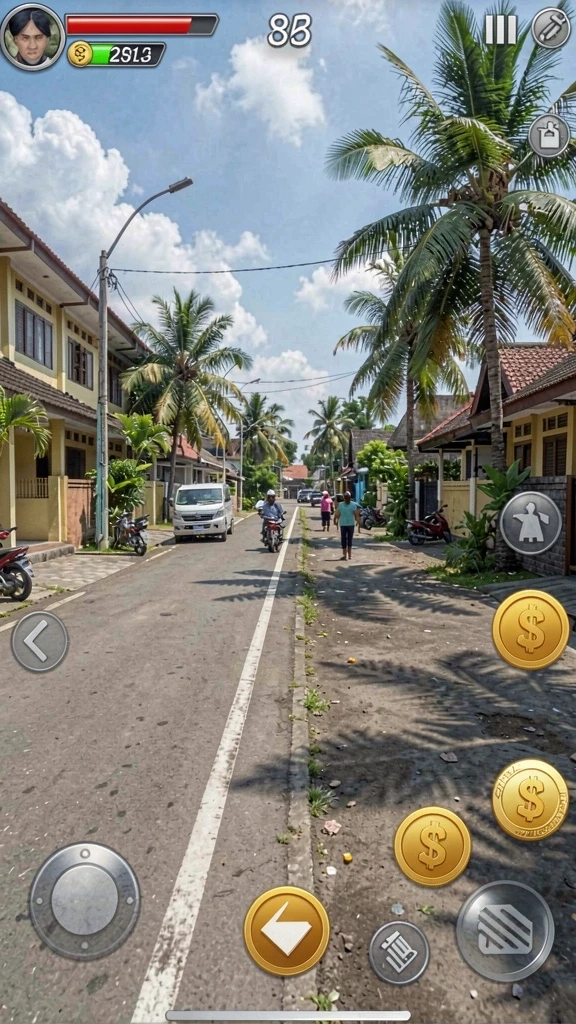 Tampilan antarmuka utama RAJAPOLA yang menarik.