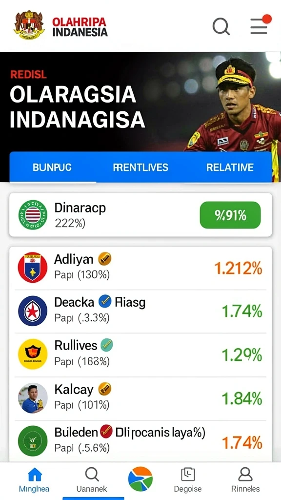Tampilan antarmuka utama yang menarik dan mudah dinavigasi.