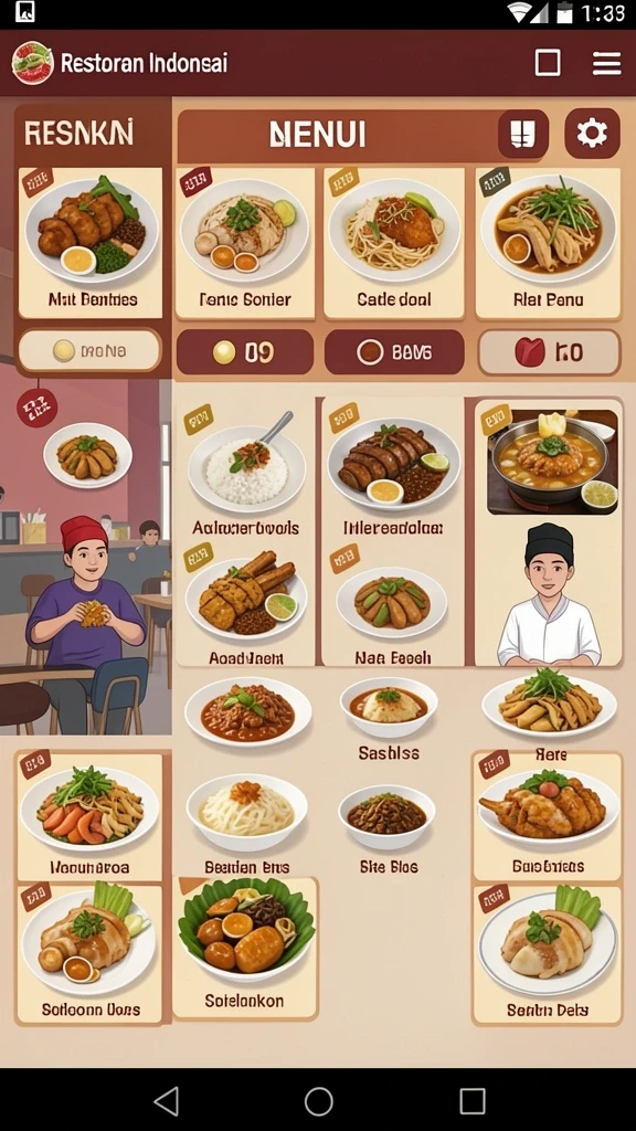 Karakter-karakter unik dengan kemampuan berbeda.