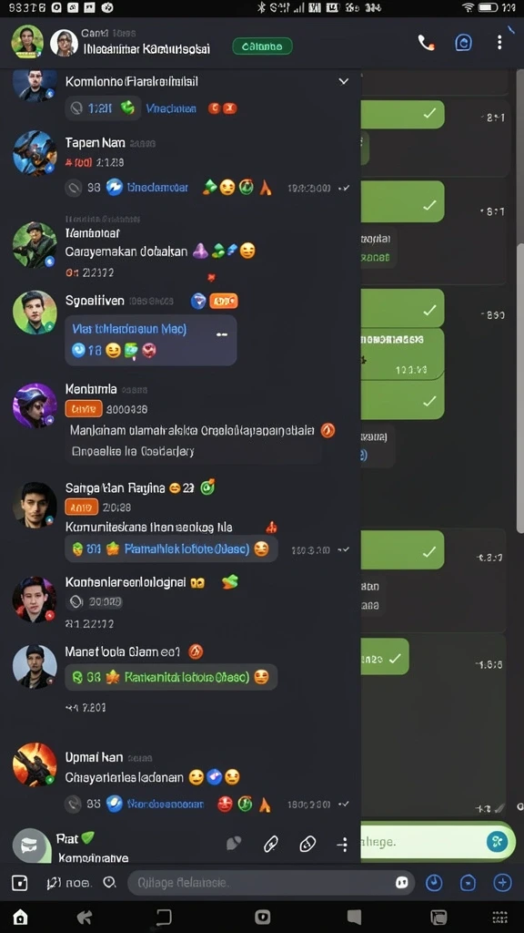 Momen pertempuran epik yang mendebarkan.