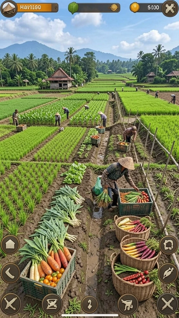 Fitur interaksi sosial yang memungkinkan bermain bersama teman.