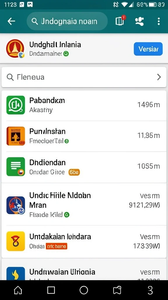 Tampilan utama yang menarik dan mudah dinavigasi.
