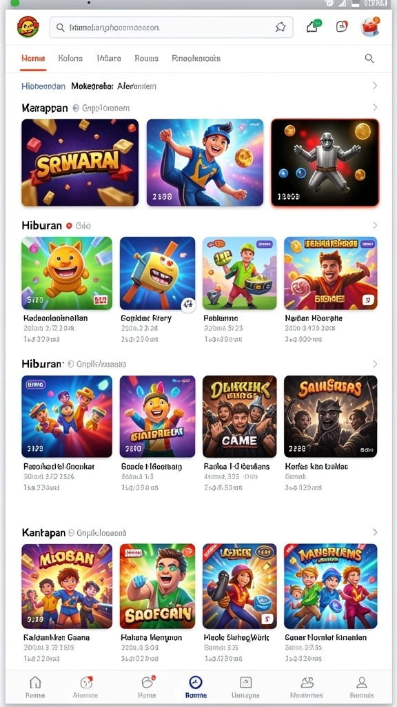 Berbagai mode permainan untuk pengalaman yang lebih seru.
