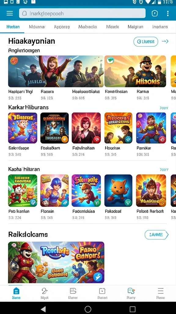 Tampilan antarmuka yang sederhana dan menarik.